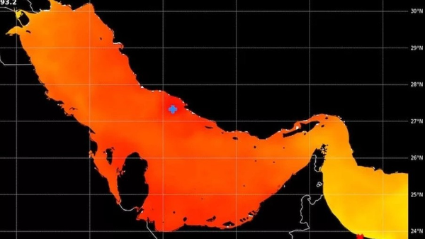 خلیج فارس ۲ درجه گرم تر شد