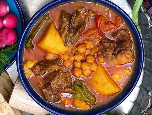 طرز تهیه آبگوشت مجلسی برای 10 نفر