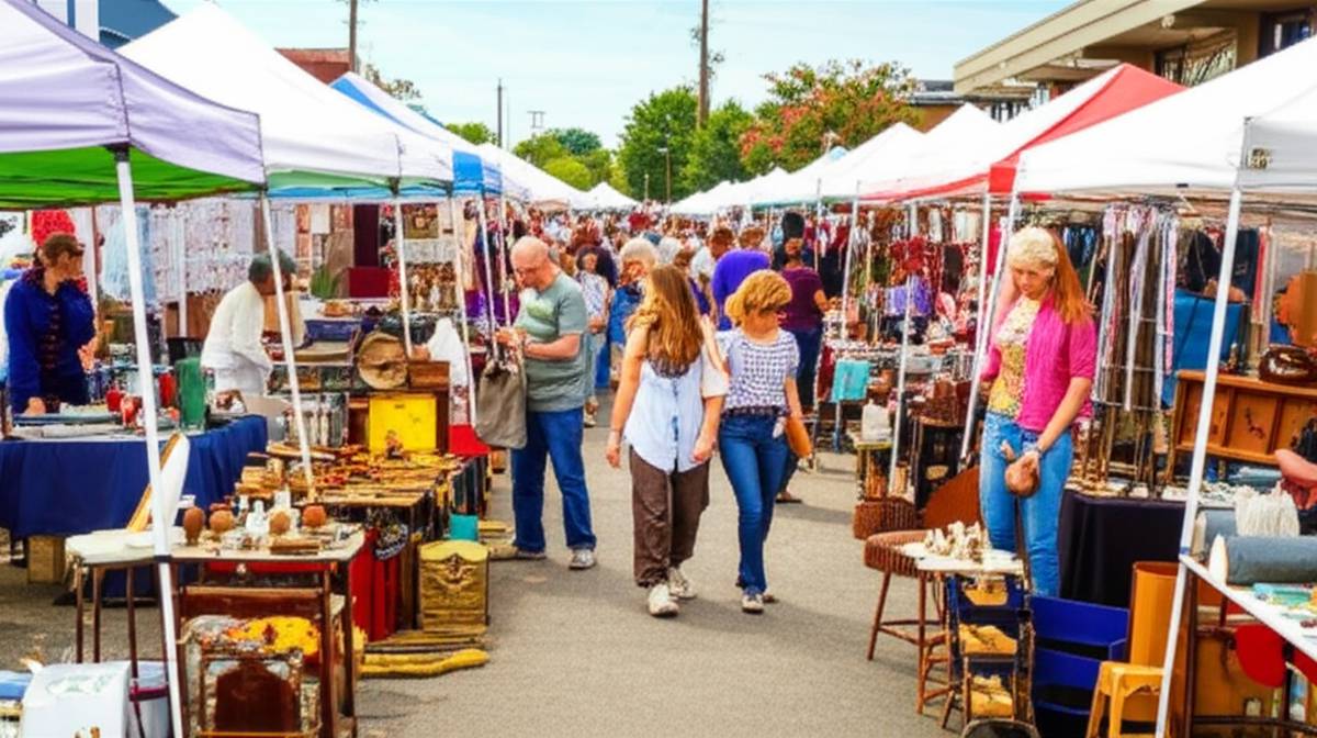 گردشگری مرکز خرید واگن ویل WAGON WHEEL FLEA MARKET | بازار بزرگ