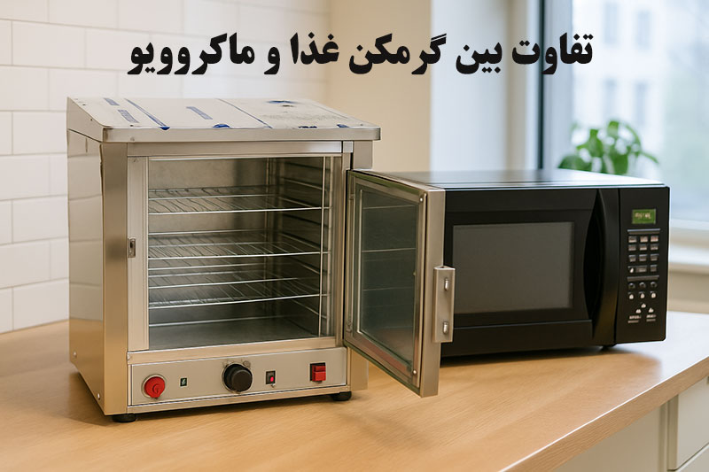 انواع سایزهای گرمکن غذا نوبل | از 10 تا 200 نفره + مقایسه مدل های مختلف