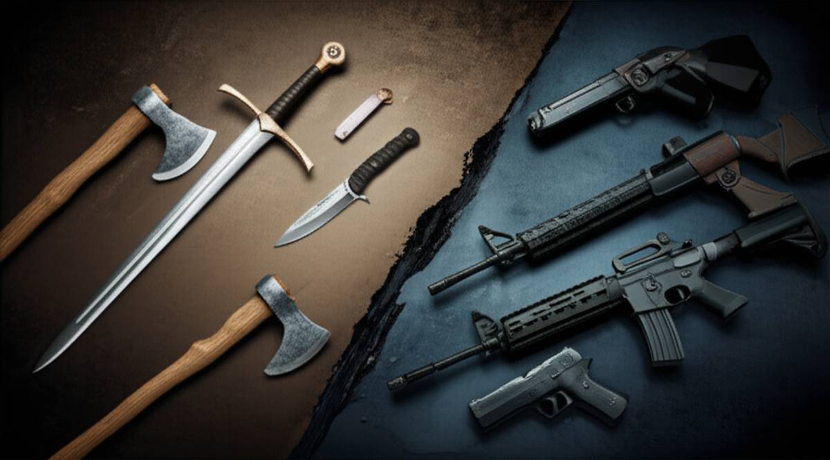 وکیل فرق سلاح سرد و گرم چیست؟ - راهنمای جامع